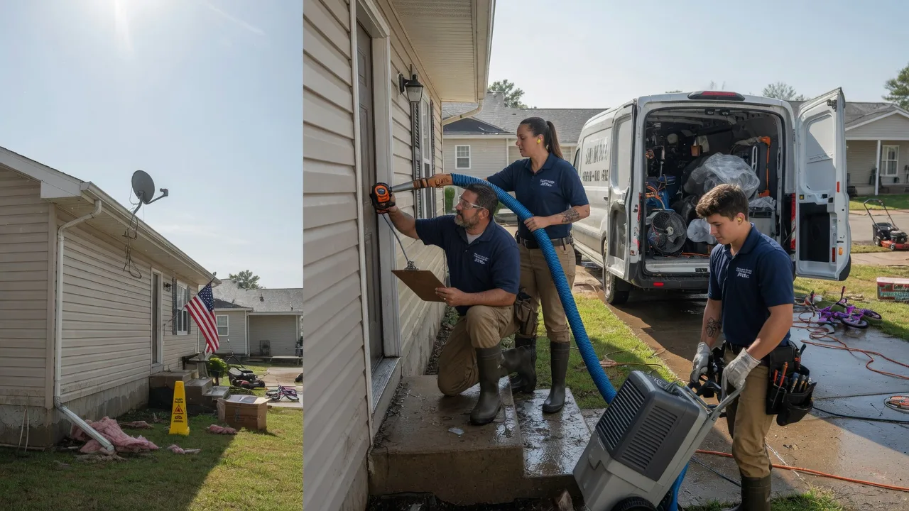 Ceiling Water Damage Restoration in East Liverpool, OH near me